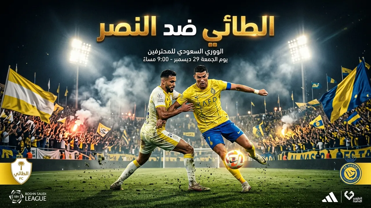 مباراة النصر والفيصلي يوم الجمعة 23 أكتوبر 2026 على ملعب المجمعة