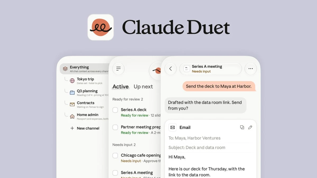 إطلاق Claude Duet من أنثروبيك ردًا على منافسة Meta وOpenAI