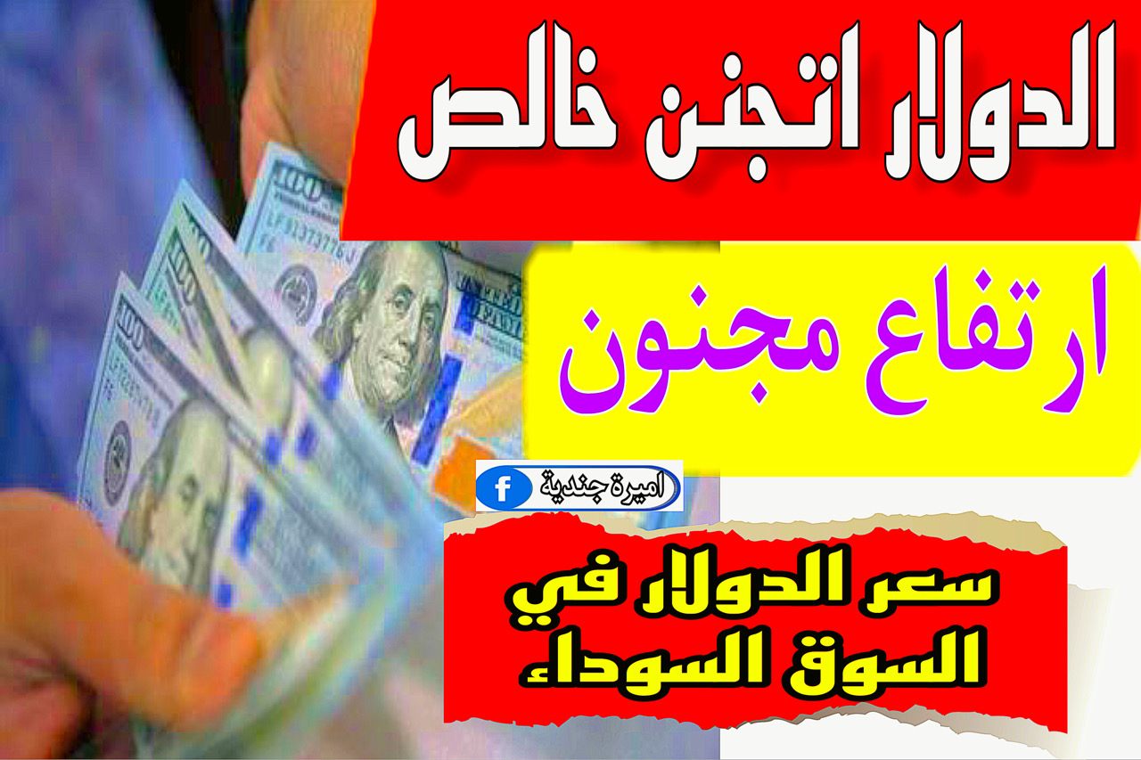 سعر الدولار الان في السوق السوداء مقابل الجنيه المصري | الأخضر مشتعلا من جديد ويرفرف بعيدًا.. اتجنن خالص