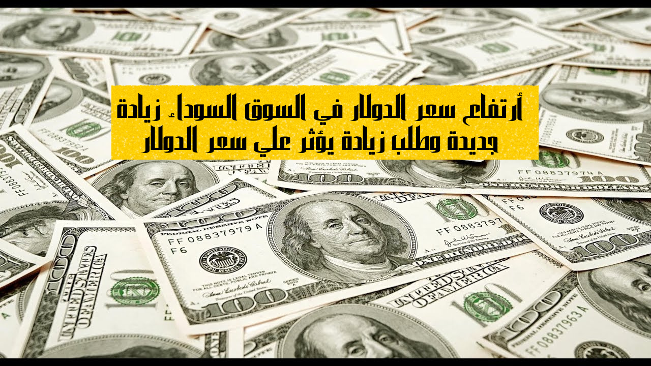 أرتفاع سعر الدولار في السوق السوداء زيادة جديدة وطلب زيادة يؤثر علي سعر الدولار