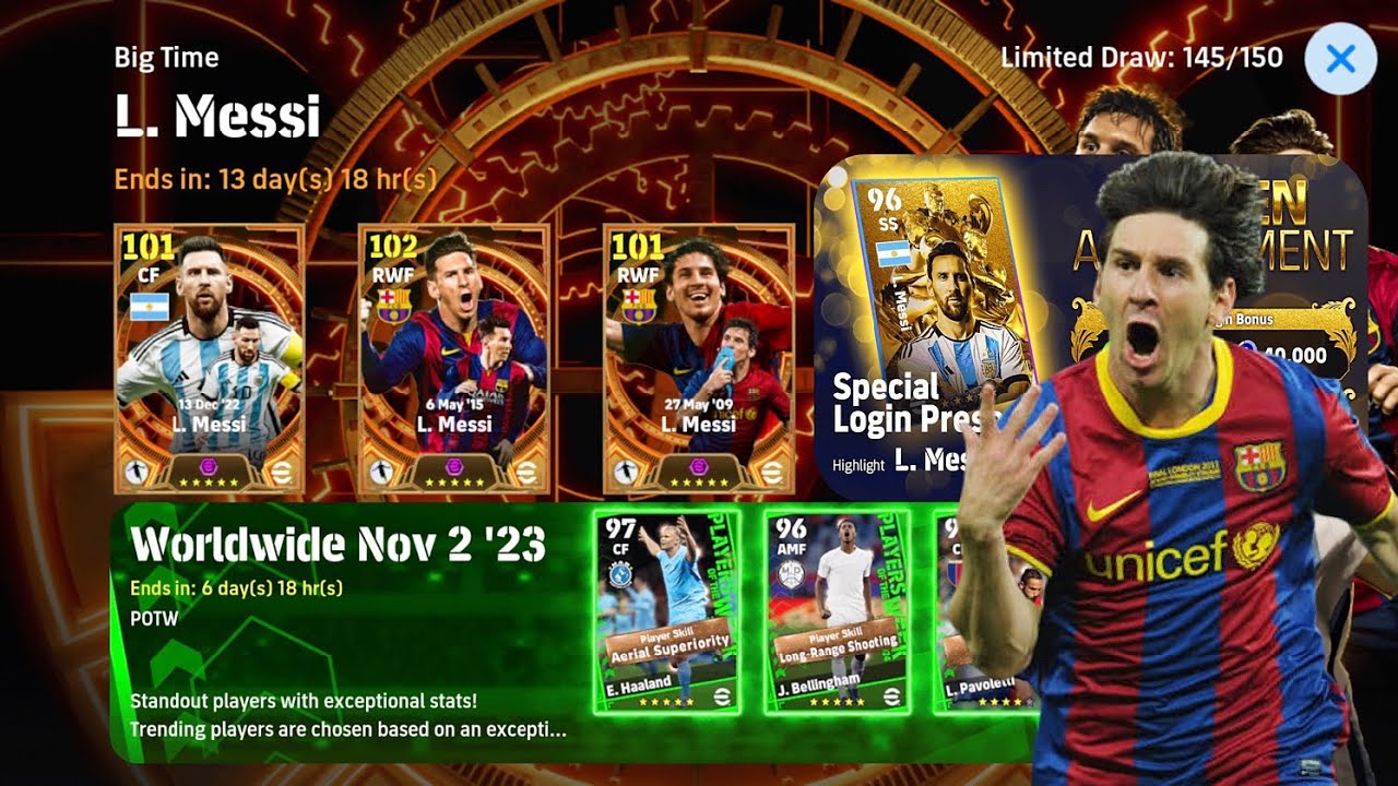 “طريقة نار” فتح بكج الحصول على ميسي 105 من أول فتحة 100 كوينز فقط أقوى باك L.Messi 105 من اي فوتبول 2024