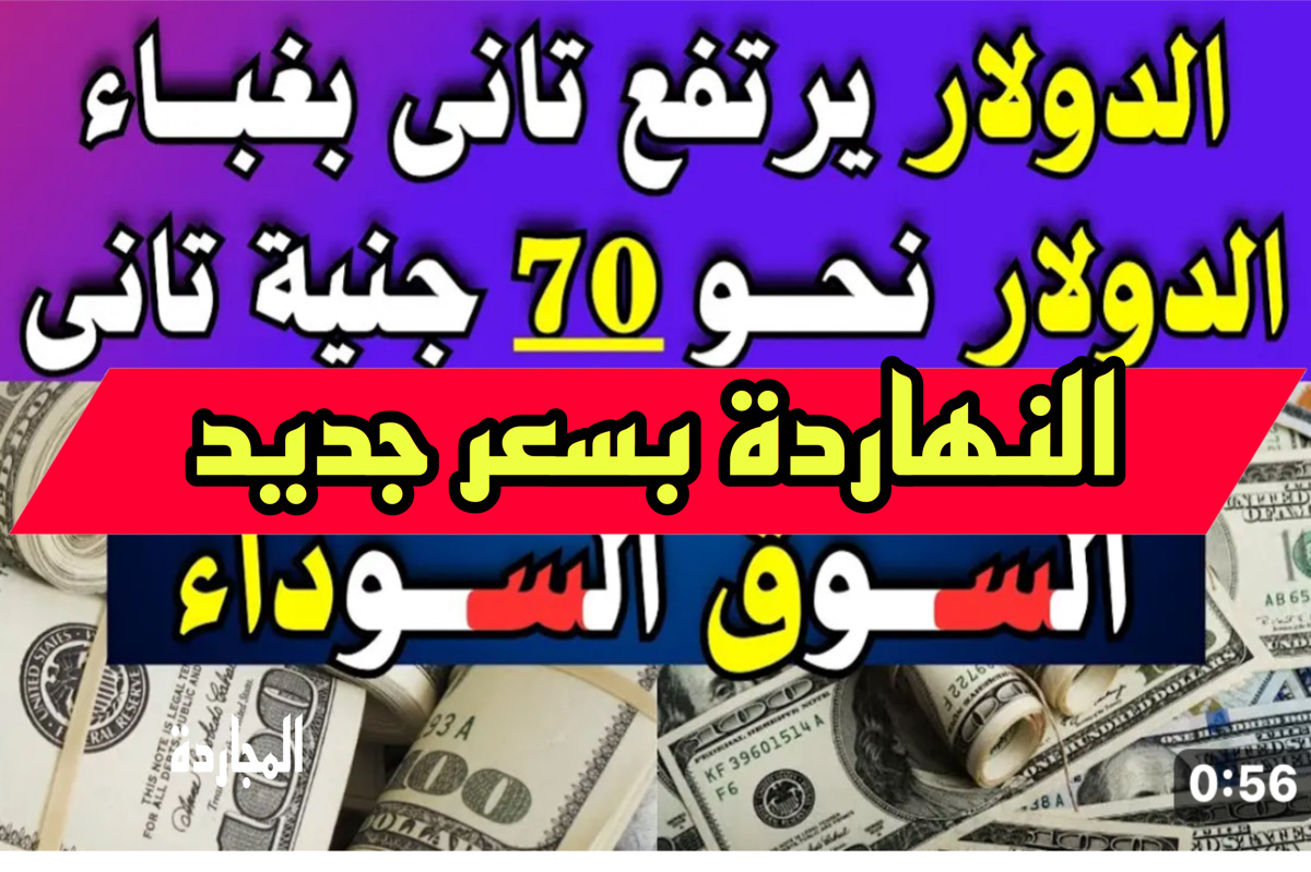“كل شوية جديد” سعر الدولار مقابل الجنيه السوق السوداء والبنوك اليوم التحديث الاخير + 500 دولار مصري في السوق الموازية